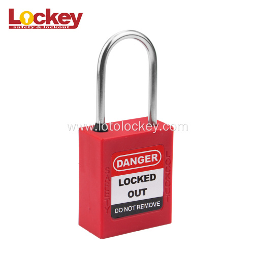 4mm Dia Thin Shackle Nylon Safety Slim Padlock